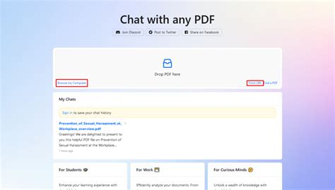 chatpdf website.